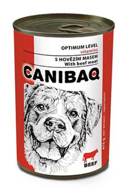 Canibaq dog konz. hovězí 415g