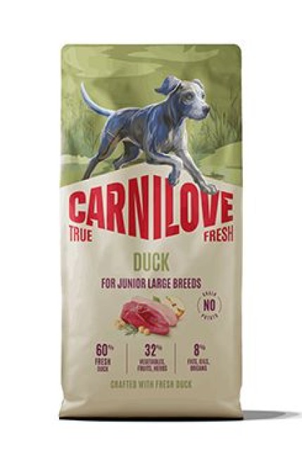 Carnilove Dog True Fresh Dry Duck Junior LB 12kg