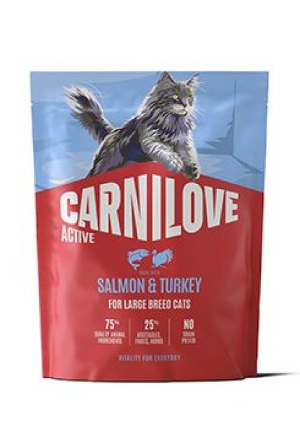 Carnilove Cat Active Dry Salmon&Turkey Adult LB 400g