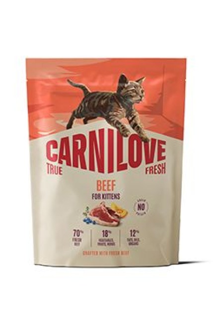 Carnilove Cat True Fresh Dry Beef Kittens 400g