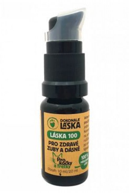 LÁSKA 100 Pro zdravé zuby a dásně koček a fretek 20ml