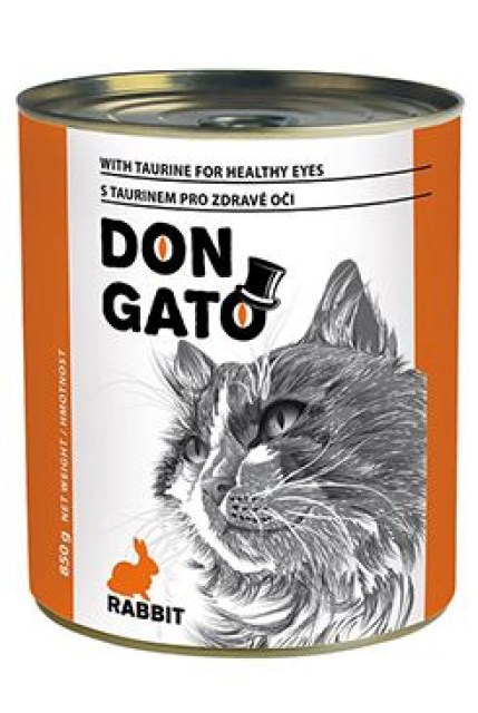 Don Gato cat konz. králičí 850g