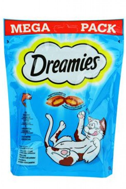 Dreamies kočka pochoutka Mega Pack s lososem 180g