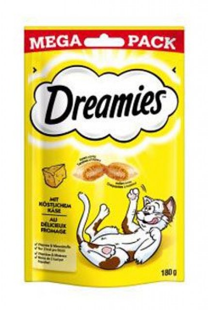 Dreamies kočka pochoutka Mega Pack se sýrem 180g