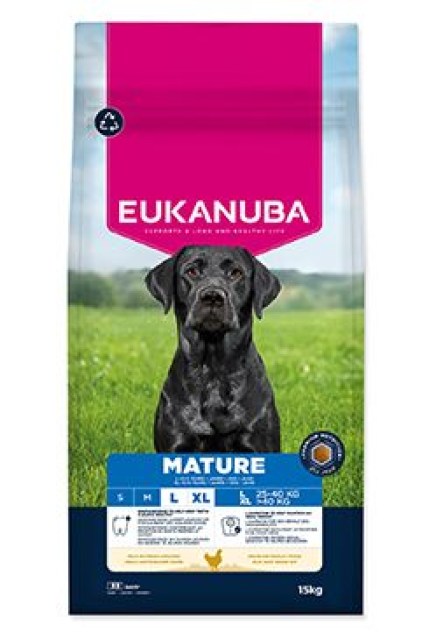 Eukanuba Dog Mature Large rich in fresh Chicken 15kg