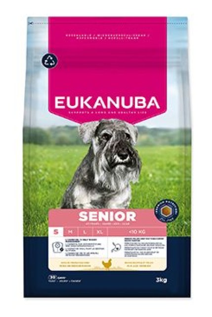 Eukanuba Dog Senior Small rich in fresh Chicken 3kg