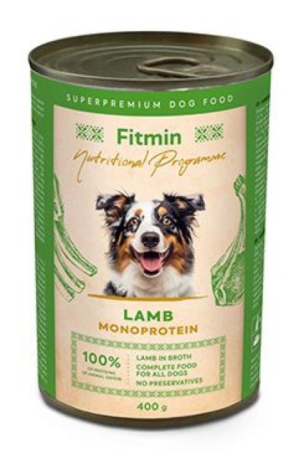 Fitmin dog NP konz. jehněčí 400g