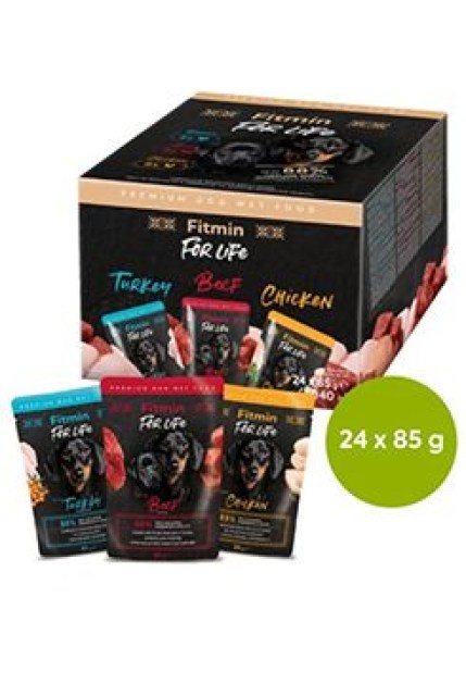 Fitmin For Life dog Multipack kapsiček 24x85g