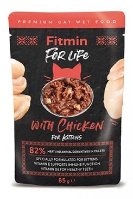 Fitmin FL cat kapsa Kitten Kuřecí 85g
