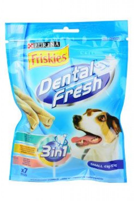 Friskies pochoutka pes DentalFresh 3 v 1 