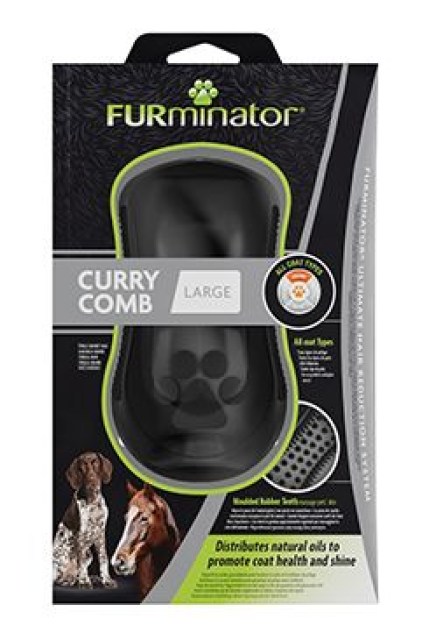 FURminator hřeben Curry Comb Large pro psy a koně
