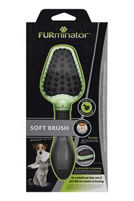 FURminator kartáč Soft Brush pro psy a kočky