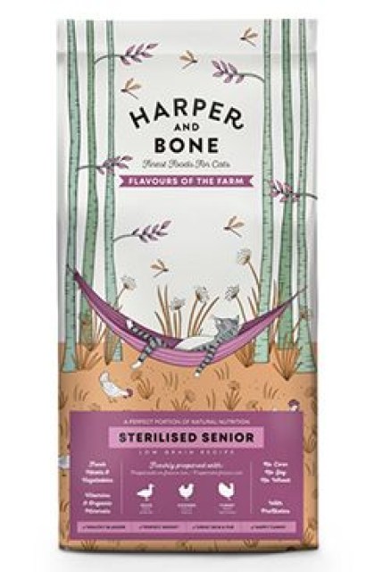 H&B Cat Senior Sterilised Flavours Farm 5kg
