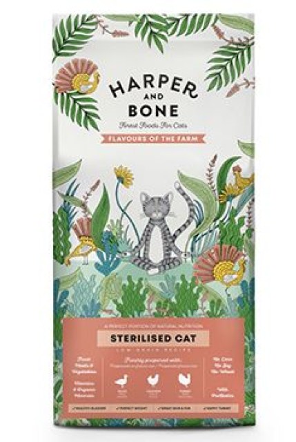 H&B Cat Adult Sterilised Flavours Farm 2kg