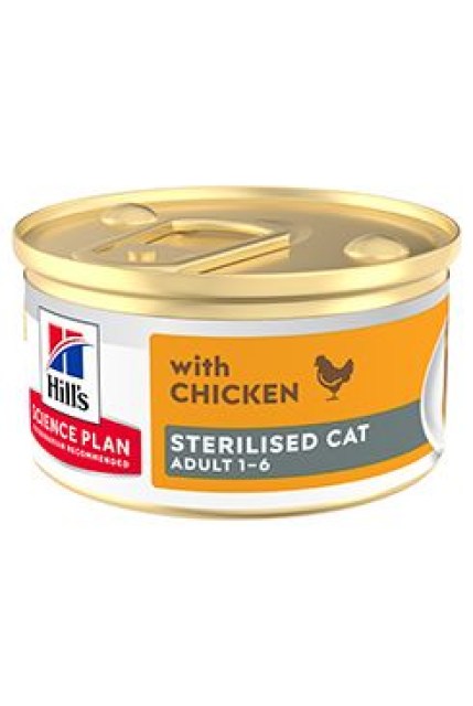 Hill's Fel. SP Adult Steril. pěna Chicken Konz. 85g