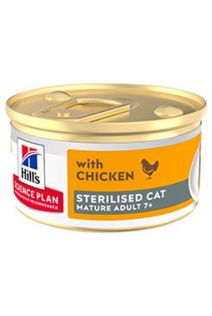 Hill's Fel. SP Adult7+ Steril. pěna Chicken Konz. 85g