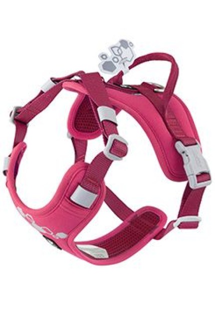 Postroj Hurtta Weekend Warrior II ECO rubínový 75-100