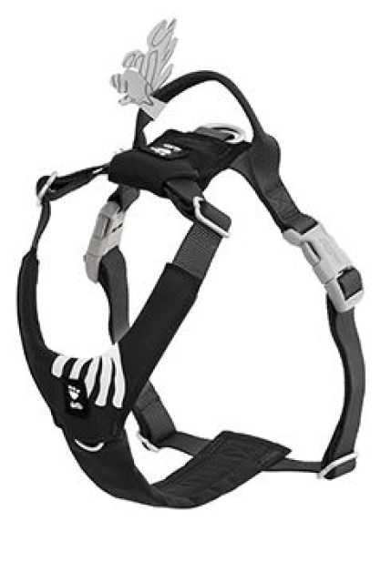 Postroj Hurtta Seeker černý 55-70cm