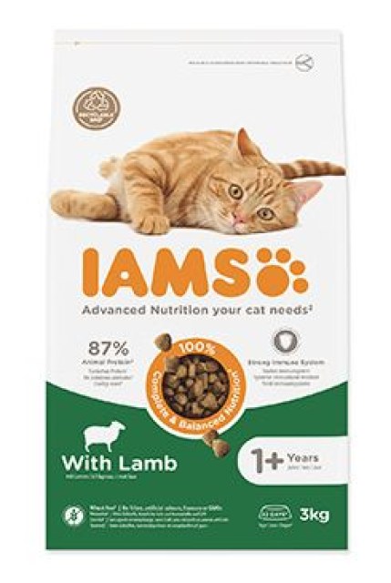 Iams Cat Adult Lamb 3kg