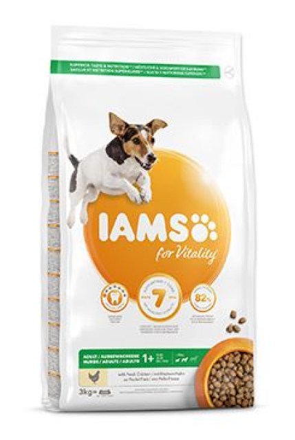 Iams Dog Adult Small&Medium Chicken 3kg