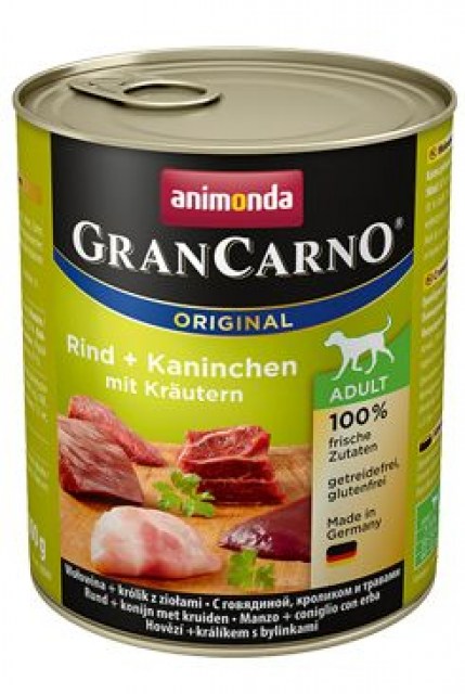 Animonda GRANCARNO konz. ADULT králík/bylinky 800g