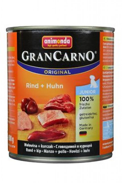 Animonda GRANCARNO konz. JUNIOR kuře/hovězí 800g