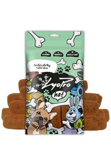 Lyopro DOG poch. sušené Králičí plátky 70g