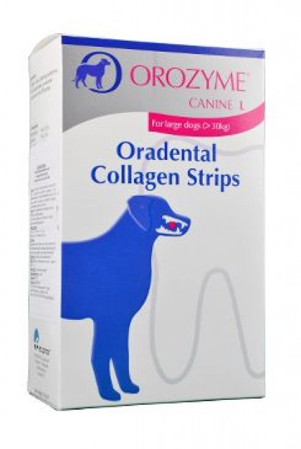 Orozyme plátky žvýkací pro psy L nad 30kg 141g