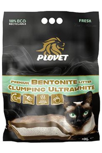 Podestýlka Plovet Premium Wh.Bentonite Fresh 10l