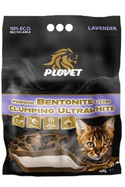 Podestýlka Plovet Premium Wh.Bentonite Lavender 10l