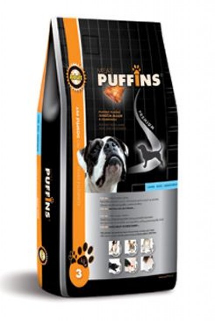 Puffins Adult Lamb Rice 15kg