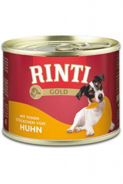 Rinti Dog Gold konzerva kuře 185g