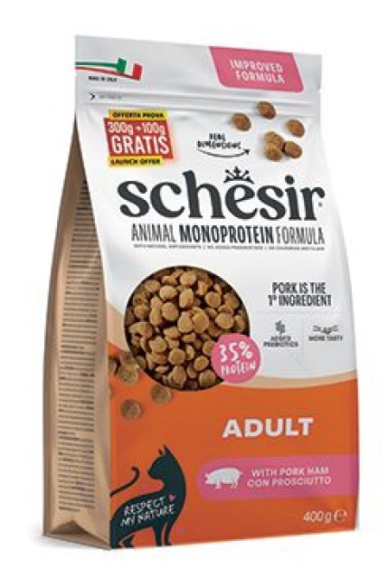 Schesir Cat Animal Monoprotein šunka 400g