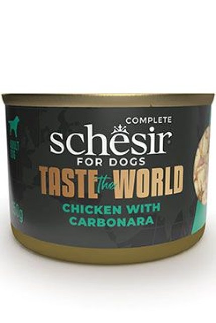 Schesir Dog konz. Taste World chicken/carbonara 150g