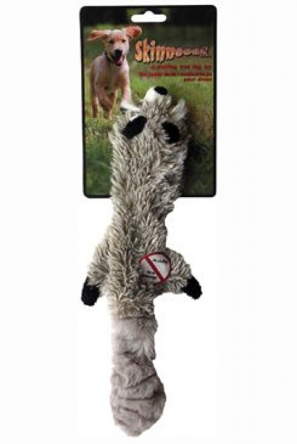 Hračka pes Mýval pískací 61cm Skinneeez