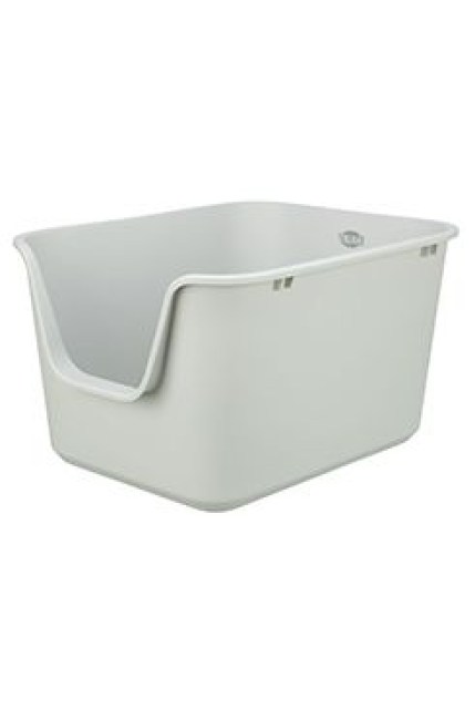 WC kočka PAVO vysoké okraje 44x32x55cm šedá TR