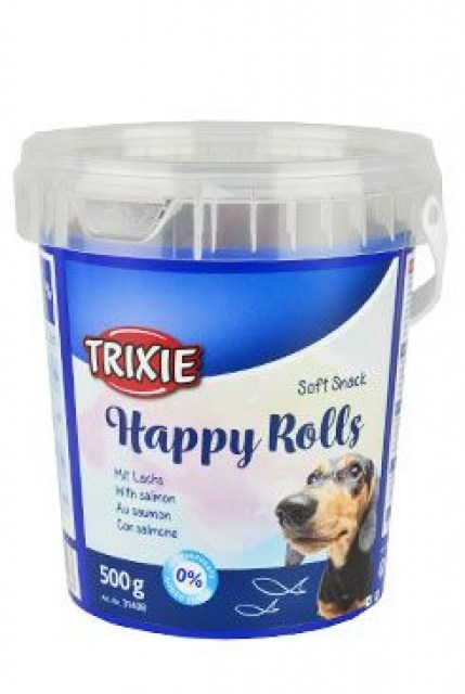 Trixie Soft Snack Happy Rolls tyčinky s losos 500g TR