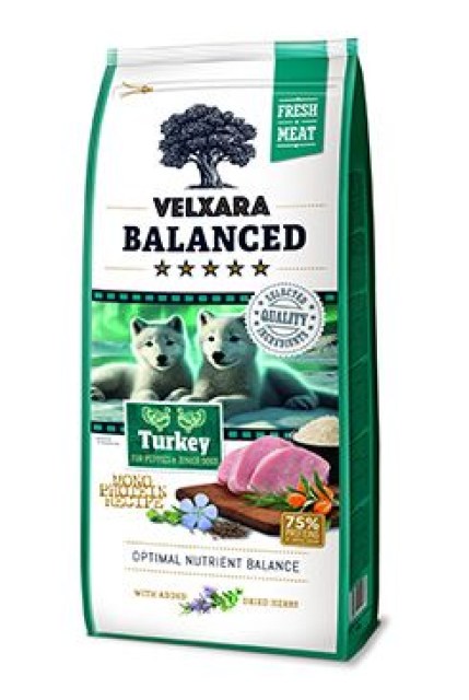 Velxara Balanced FM Dog Puppy&Junior Mon.Turk&Rice12kg