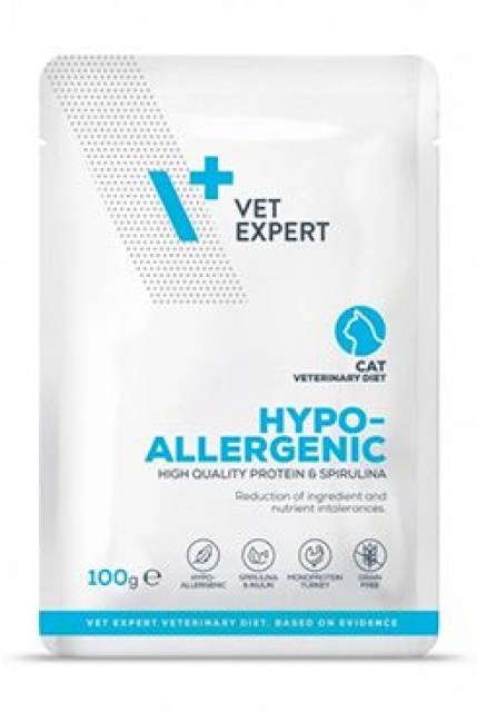 VetExpert VD 4T Hypoallergenic Cat kapsa 100g