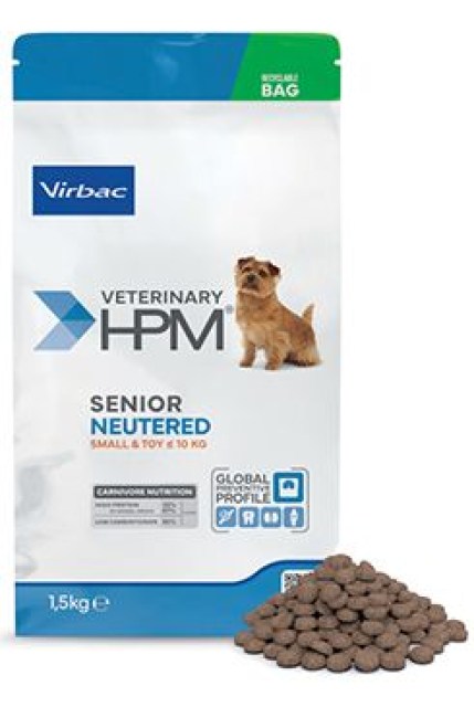 VET HPM Senior Dog Neutered Small&Toy 1,5kg