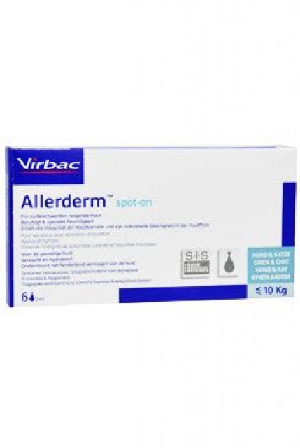 Allerderm Spot on 6x2ml pro psy a kočky do 10kg