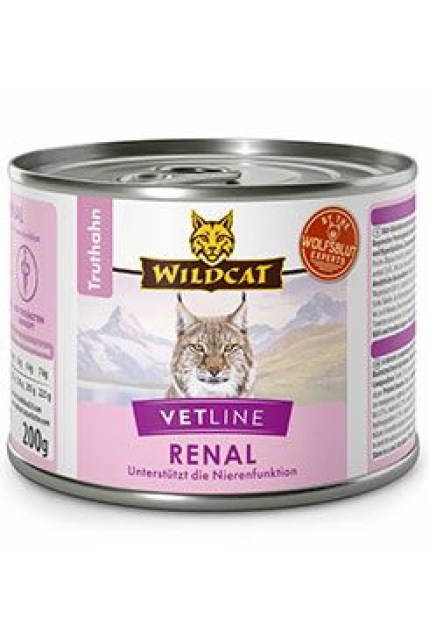 Wildcat VetLine Renal Turkey konz. 200g