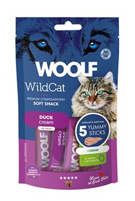 WOOLF WildCat Cream Functional Duck 5x14g