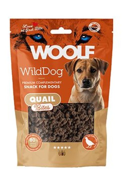 WOOLF WildDog poch. Bites Soft Quail 100g