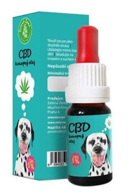 CBD olej pro psy 5%, 10ml