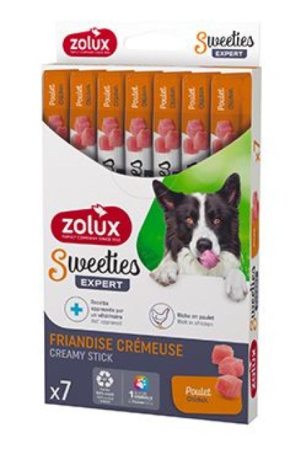 Pochoutka pes SWEETIES kuře 7ks Zolux