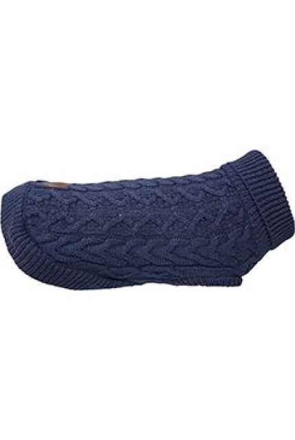 Obleček svetr rolák pro psy ŽAKÁROVÝ 45cm modrá Zolux