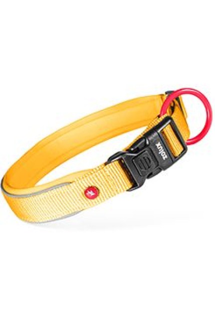 Obojek pes PREMIUM Nylon 20mm/35-40cm žlutá Zolux