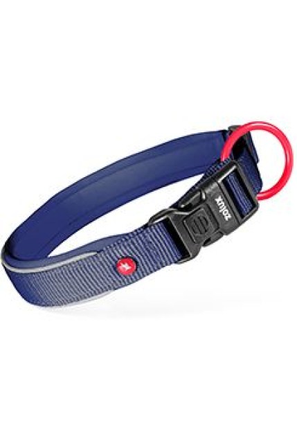 Obojek pes PREMIUM Nylon 25mm/50-55cm modrá Zolux