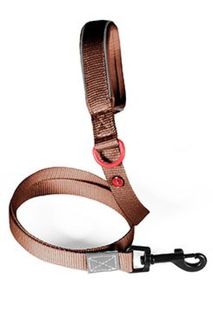 Vodítko pes PREMIUM nylon 15mm/1,2m moka Zolux